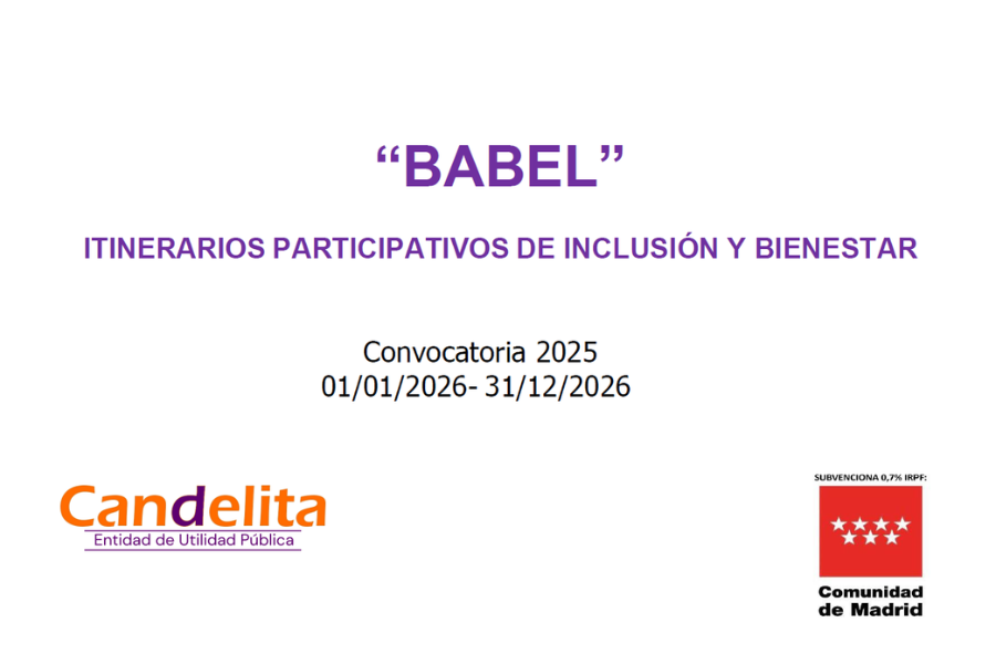 "BABEL" Itinerarios participativos de Inclusión y bienestar